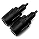 CCYYMOWOK Motorrad Sturzpads kompatibel mit CB500F CB500X CB 500F 500X 2013-2024 CB 500 Hornet 500 2024 2025 2026 Zubehör Rahmen Schieber Sturzschutz Crashpads Protektoren (Schwarz)