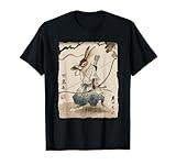 Rabbit Samurai Archer Japanese Ink Art for Men Women Kids T-Shirt