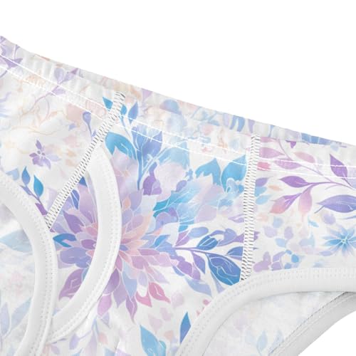 KLL Floral Mandala Toddler Boys' Comfort Briefs Underwear Cute Children Undies4