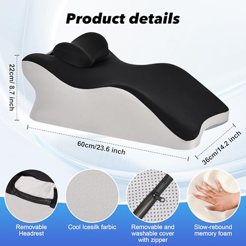 Aduken Memory Foam Reading Pillow
