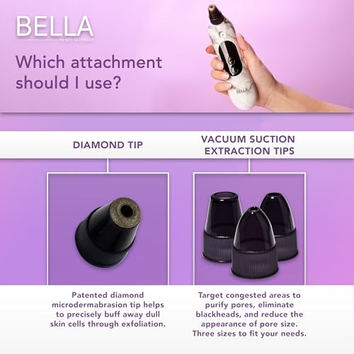 Spa Sciences Bella 3-in-1 Microdermabrasion Pore Extractor & Nano Mister