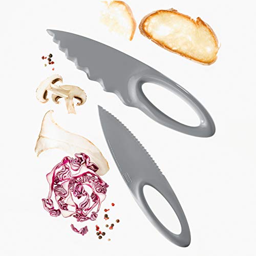 Koziol Sasha Gourmet Knife, Large, Cosmos Black #TOP2