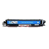 toner hp laserjet cp1025nw color precio 1 cartucho de tóner cian ECS Cartuchos de tóner cian compatibles para impresoras HP Color LaserJet CP1025 CP1025nw M175a M175nw Pro 100 Pro 175a 175a TopShot Pro M275nw