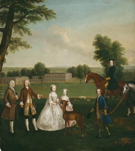 Toile Nordique Arthur Devis peinture haut de gamme salon 60x90cm