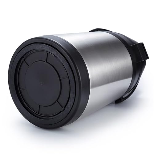 Dispensador térmico de bebidas con bomba, jarra aislada de acero inoxidable para líquidos fríos y calientes