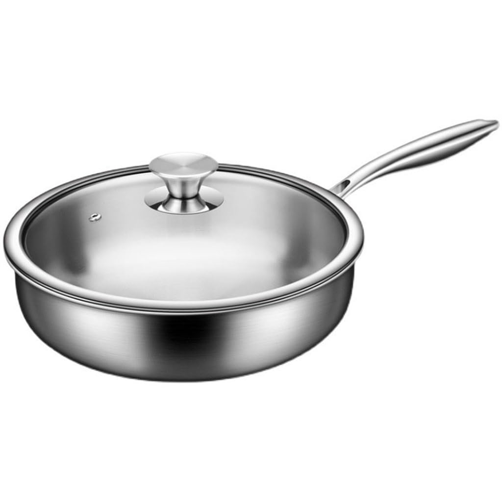Poêle en acier inoxydable pour plaque induction et cuisine durable