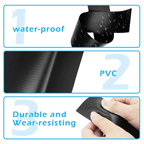 Kayak Patches Raft Patch Pvc Inflatable Repair Rafts Waterproof Boat Repair Patches For Inflatable Raft Boat Canoe Kayak (Black) #TOP2