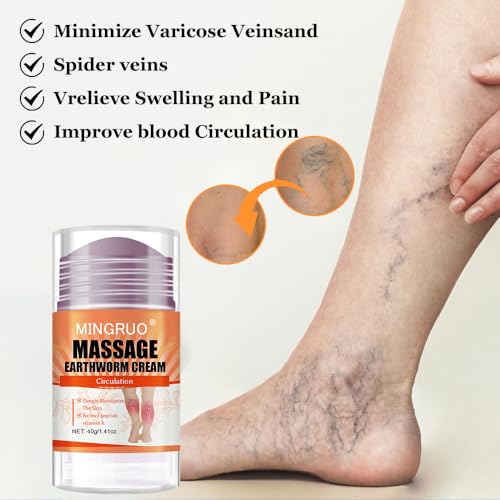 Mingruo Crema Contro Le Vene Varicose, Crema Per La Cura Delle Gambe Intensiva, Cream Per Gambe Varicose, Trattamento Delle Vene Varicose Per Le Gambe - 6