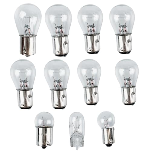 ROAD GENIE 17 Piece 12V Automotive Bulbs Assorted Set | Essential for Safe & Legal Driving | Versatile Replacement Kit for Vehicle Owners