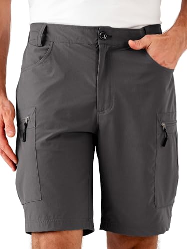 Mens Hiking Cargo Shorts Stretch Quick-Dry Outdoor Casual Work Shorts for Men Camping Fishing