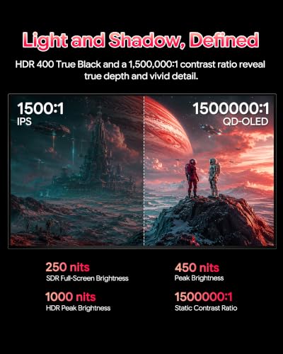 Image of Q27S 27 inch 4K 240Hz QD-OLED Gaming Monitor (Honeycomb - with Stand)