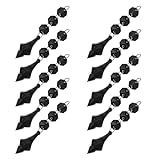 Effet scintillant : les prismes en cristal suspendus créent un jeu de lumière époustouflant, sublimant l’ambiance de n’importe quel espace grâce à leur charme étincelant. pendentifs en forme de goutte d’eau, pièces décoratives pour lustre à monter soi-même