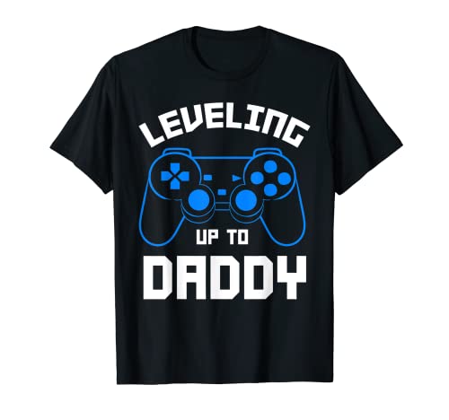 Livellamento Fino A Daddy Computer Giochi Gaming Controller Regalo Maglietta