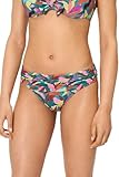 YSABEL MORA. Braga Bikini Moldeadora Midi Hojas. Braga Midi Reductora con Compresión Media En Abdomen para Armonizar La Figura .Colección Turquoise.