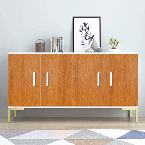 Image of KASHIVAL Self Adhesive Vinyl Wall Paper Wood Grain PVC Old Furniture Vinyl Stickers Wooden Door Desktop PVC-Wall Papers Kitchen-Cupboard /Shelf Liner Sheet(Size : 60 * 200 cm) (Light Wooden A31)