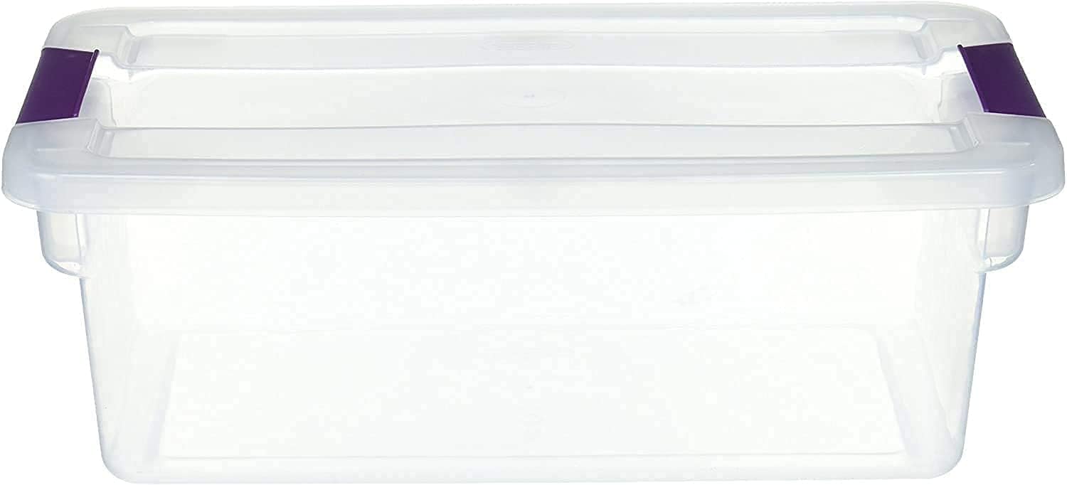 1753 15-Quart Clearview Latch Box Storage Tote Container