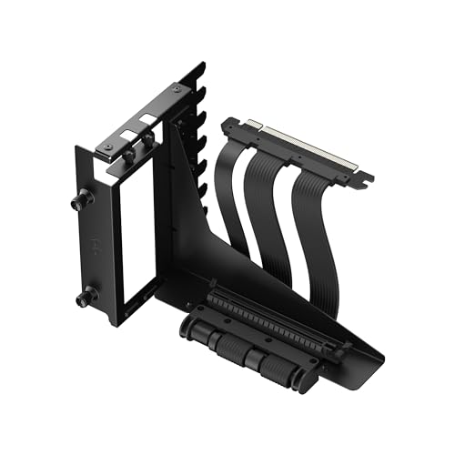 Support GPU Vertical PCIe 4.0 Riser Fixation Carte Graphique Noire
