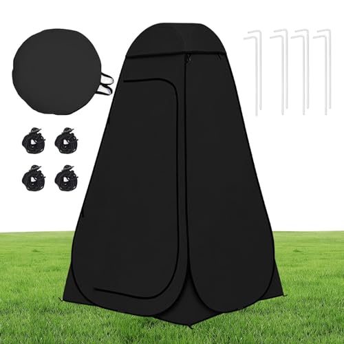 Tente de douche de camping extérieure portable abri toilette avec sac de transport
