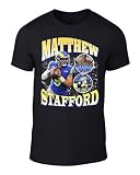 DeeTeeGee Black Matthew Stafford Bootleg Style T-Shirt Adult, X-Large