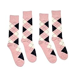 Pink With Navy & Cream