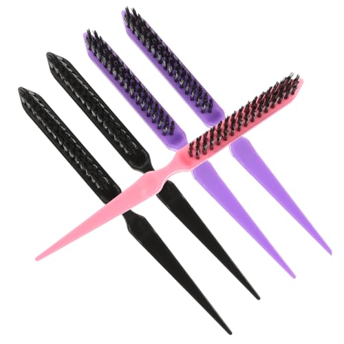 BELLIFFY 6個 折りたたみ櫛 男性用スタイリングコーム サロン用ヘアブラシ 折りたたみヘアブラシ 男性用の櫛 髪のくし 携帯用折りたたみコーム ストレートカール用ヘアコーム 剛毛くし Abs