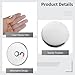100 Sets Fridge Metal Buttons, 2.28 Inch/58 mm Round Blank Button Badge Parts, Magnet Tinplate DIY Badge Kit with Clear Films, Adsorptive Button Crafts Compatible with Button Maker Machine