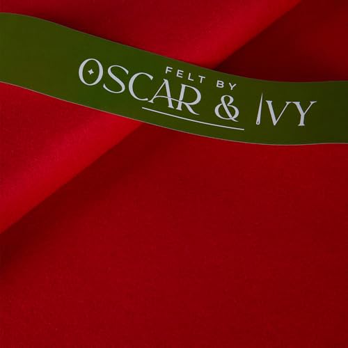 Oscar and Ivy Wool Blend Craft Felt Fabric 5 Metres 500cm x 90cm (Orange), 5 Metre 500cm x 90cm Pre Cut - Image 3