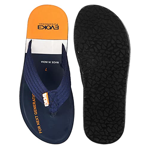 Image of EVOKE Skid Resistent Super comfortable Lightweight Rugged Sole Flip Flops /Slipper for Men (FF 1)