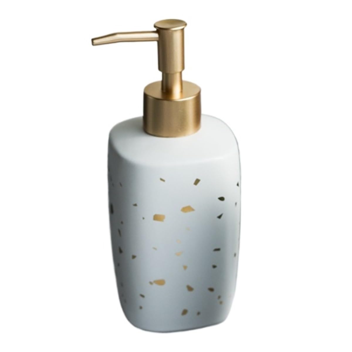 Dozownik Mydła Balsamu Hotelu Ceramiczny Dozownik Mydła W Płynie Nordic Lotion Foam Pump Do Butelek Wielokrotnego Napełniania Płynie Butelka(White)