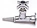 T&S Brass BL-4350-01 Lab Panel Flange, Straight Stop, Serrated Tip Outlet, 3/8-Inch Npt Inlet