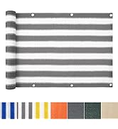 Balkonscherm inkijkbescherming 85 x 650 cm Van HDPE, 185 g/m², uv-bescherming Balkon privacy
