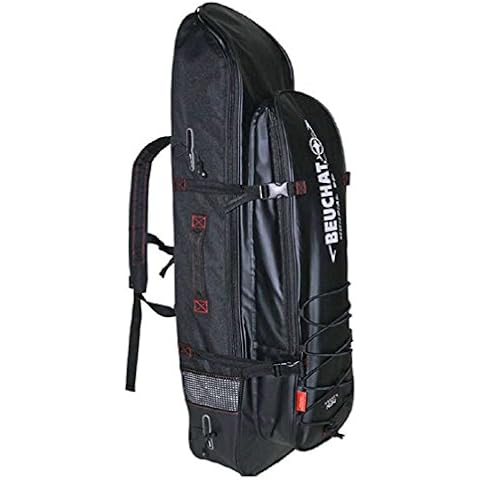 BEUCHAT Mundial Long Diving Backpack for Long Fins with Insulated Cooler Compartment for Spearfishing, Diving, Freediving, and Scuba Cover