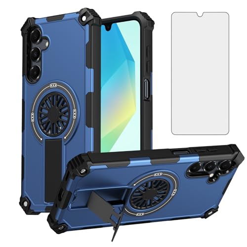 Coque Samsung A16 5G hybride fine protection écran verre trempé béquille SM-A166U