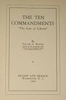 The Ten commandments B0000EEUHY Book Cover