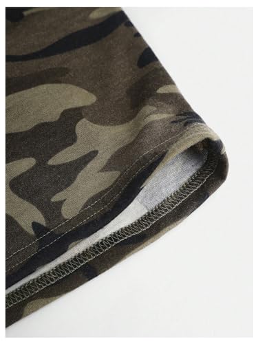 SOLY HUX Girl's Camo Print Ruched Halter Crop Tank Top Sleeveless Summer Tops4