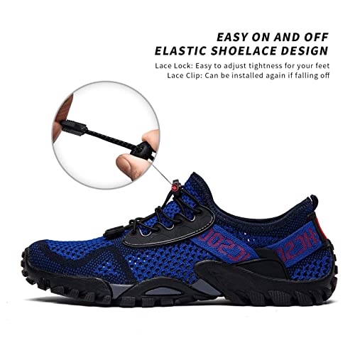 Image of SOBASO Water Shoes Women Men Quick Drying Swim Beach Aqua Shoes for Water Sport Diving Hiking Sailing Travel