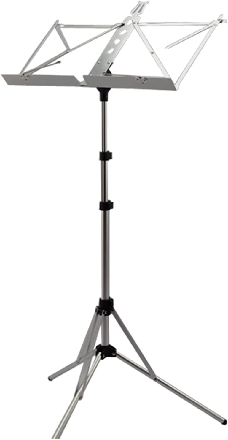 Notenständer Notenständer-Halter, tragbarer zusammenklappbarer Notenständer, superstabil, höhenverstellbar, Stativbasis, Metall-Notenständer, Farben, Musikinstrumente (Color : D) (C)
