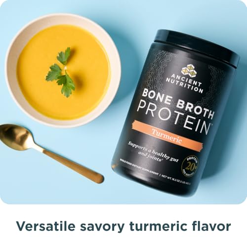 Ancient Nutrition Grass Fed Bone Broth Protein Powder, Pure - image 7