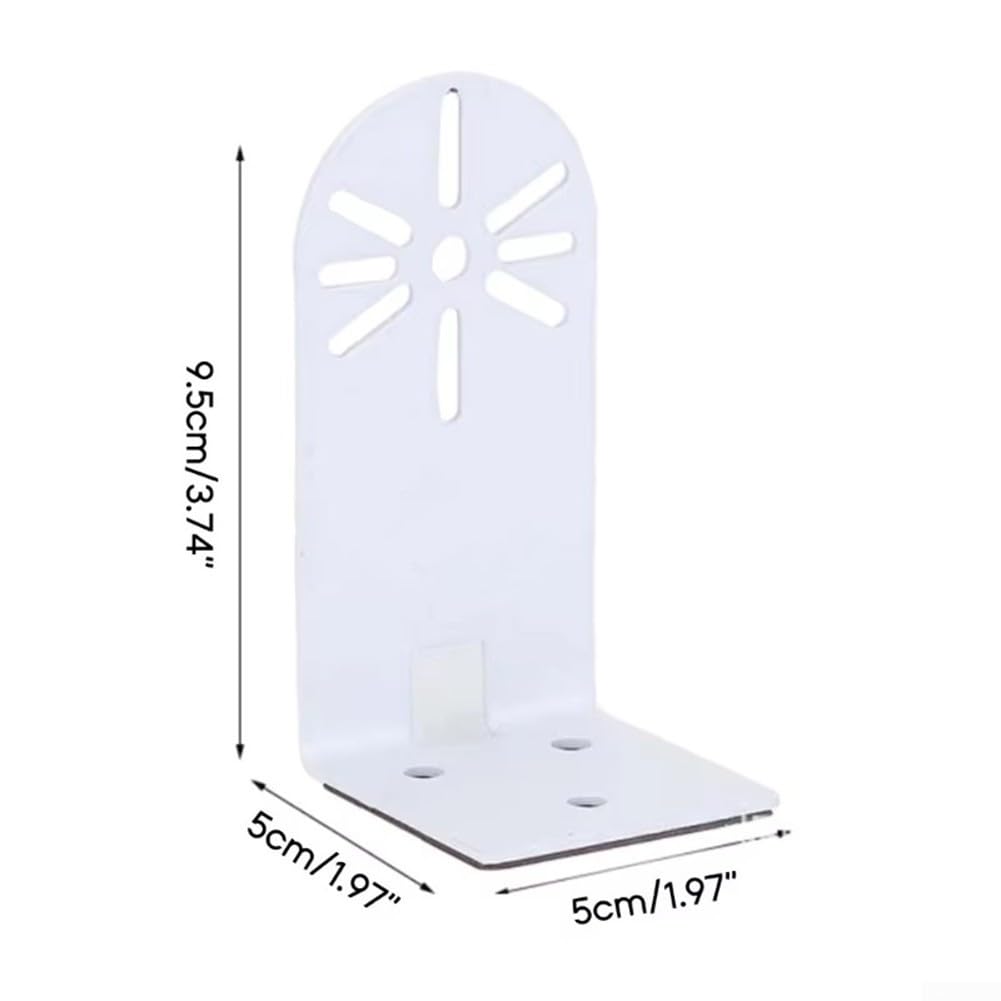Soporte de montaje en forma de L fabricado con hierro para cámaras PTZ con diseño de base de pegamento para una instalación limpia en la pared