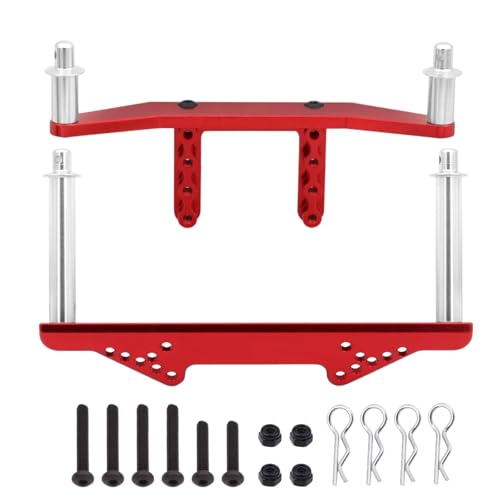 RC�J�[�̃A�b�v�O���[�h For Traxxas For Slash For 2WD For Rustler For Stampede For VXL 1/10 RC�J�[�p ���^���t�����g�����A�{�f�B�}�E���g �{�f�B�|�X�g�t�� �A�b�v�O���[�h�p�[�c(Red