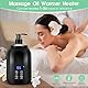 Gugxiom Massageölwärmer, Einzelflaschen-Lotionswärmer mit LED-Anzeige, Temperaturgesteuerter Massagetischwärmer mit 2 Ölflaschen, für Lotionscreme-Massageöl (EU-Stecker)