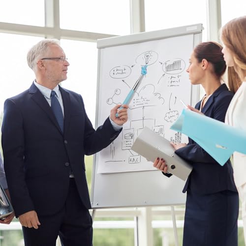 Pndeyo 5 peças de ponteiros retráteis para professores para leitura em sala de aula, bastão de ponte