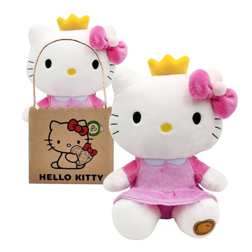 Joy Toy 20614 Hello Kitty Princesa Peluche ecológico, 24 cm, Multicolor