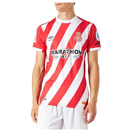 UMBRO 90088 Camiseta 1ª Equipación, Unisex Adulto, Rojo, L