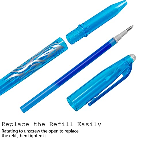 Riancy INC-40199 Erasable Pens Erasable Multicolored Gel Ink Rolling Ball Extra Fine Point Smooth Writing 0.5Mm Pens thumb #2