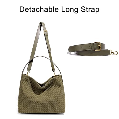 Bolso Tote Rejolly de Gamuza Tejida para Mujer miniatura 6