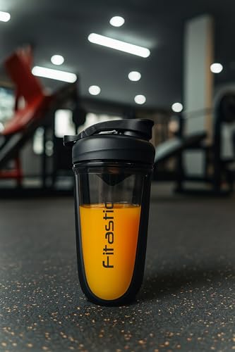Image of Fuel Shaker Bottle - 700 ml | BPA-Free, Leak-Proof with Mixing Mesh | Premium Black Protein Shaker for Gym & Fitness