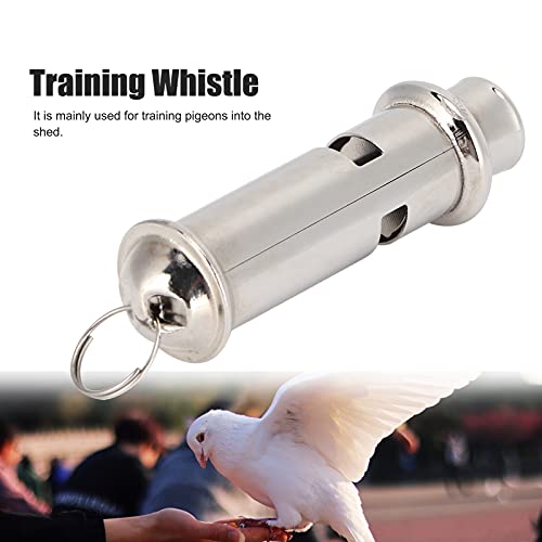 Pilipane Stainless Steel Whistle, Birds Whistle Behavior Training Tool for Pigeons Doves, Lightweight and Portable Bird Whistle