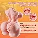 2.1lb Male Masturbator Small Sex Doll Wite Portable Mini Sex Dolls, Adult Sex Toys for Men Realistic Boobs Soft Vagina Textured Men Masturbation and Orgasm