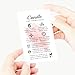 Havongki - 200 pack - Premium Handmade Candle Care Instruction Cards Pink White 2x3.5 in, Small Business | Soy Bees Wax Melt, Candle Makers, Making Supplies Kit Set, Containers, Jars, Package
